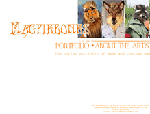 Tablet Screenshot of magpiebones.com